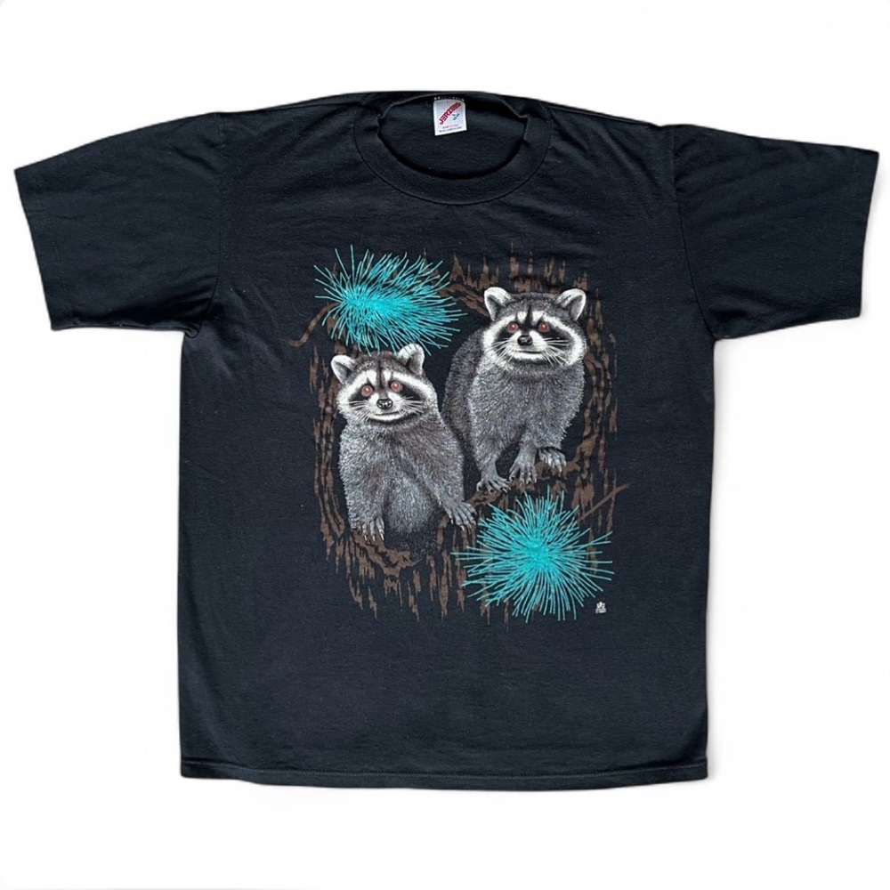 87’ Jerzees Raccoon Graphic Tee